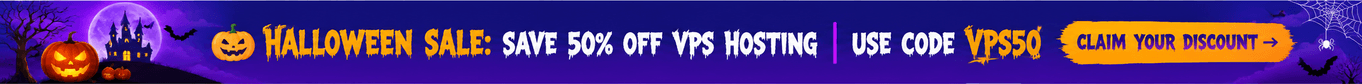 Halloween Sale: save 50% off VPS hosting. Use code VPS50.